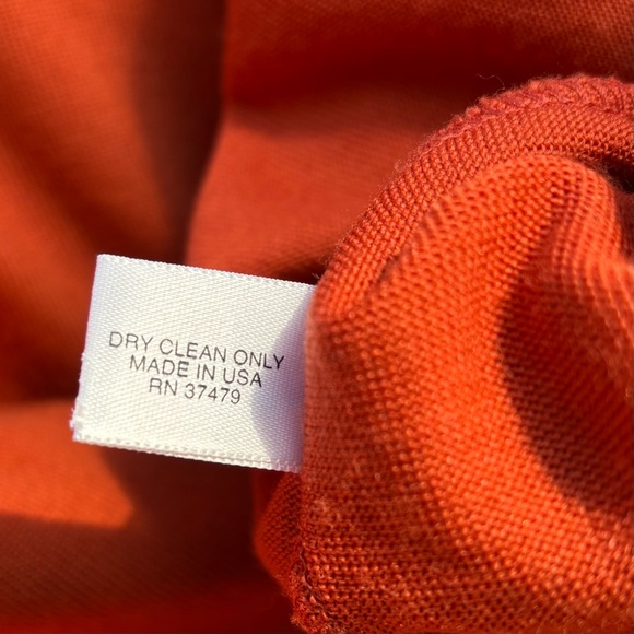 VITTORIO ROCCHETTI—Milano—Burnt Orange Pullover Polo—Men’s M—Wool Blend—USA Made - Picture 10 of 10